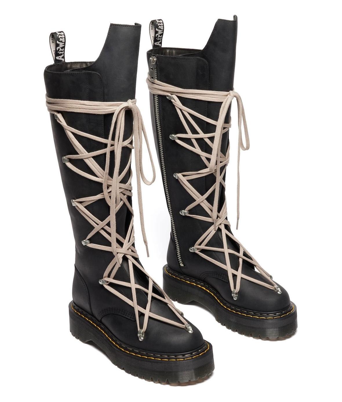 瑞克-歐文斯 x Dr. Martens 2025 秋季系列為大膽的高台靴注入活力 Rick Owens - 瑞克-歐文斯 x Dr. Martens 2025 秋季系列為大膽的高台靴注入活力