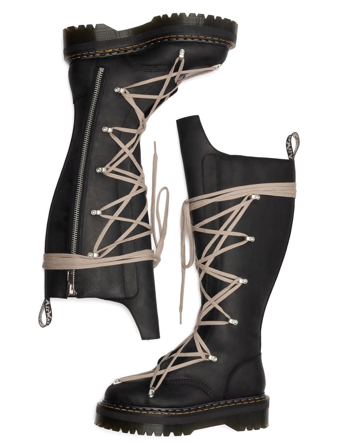 瑞克-歐文斯 x Dr. Martens 2025 秋季系列為大膽的高台靴注入活力 Rick Owens - 瑞克-歐文斯 x Dr. Martens 2025 秋季系列為大膽的高台靴注入活力