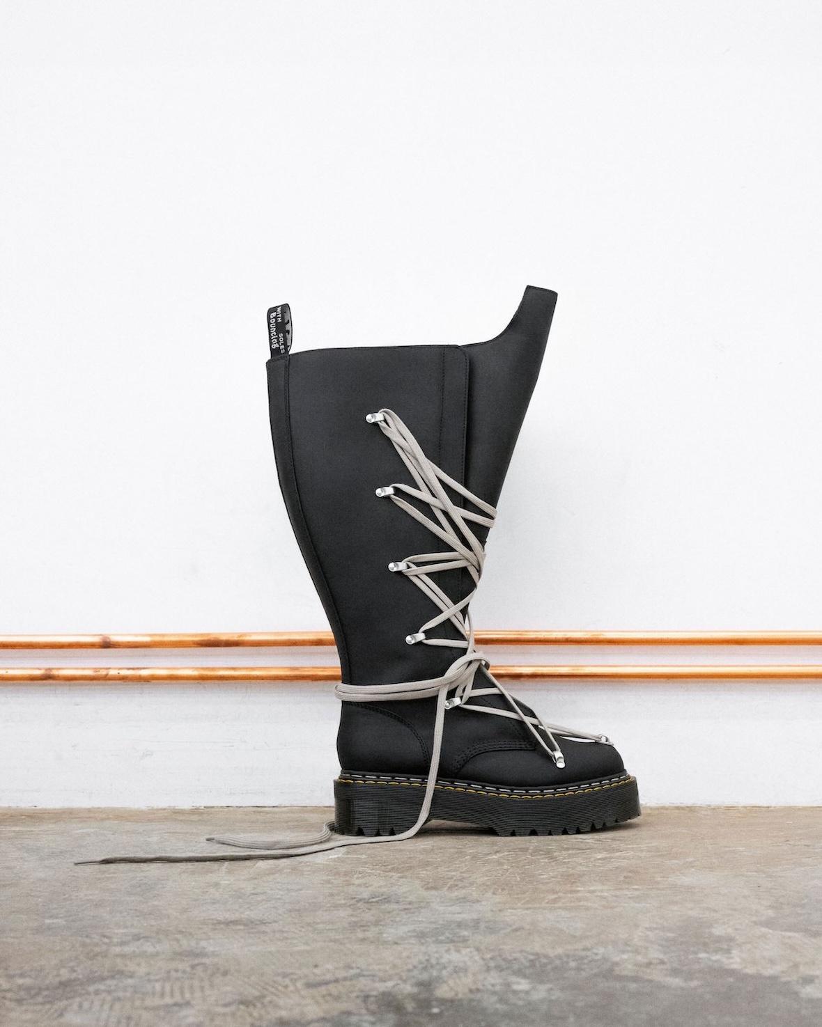 瑞克-歐文斯 x Dr. Martens 2025 秋季系列為大膽的高台靴注入活力 Rick Owens - 瑞克-歐文斯 x Dr. Martens 2025 秋季系列為大膽的高台靴注入活力