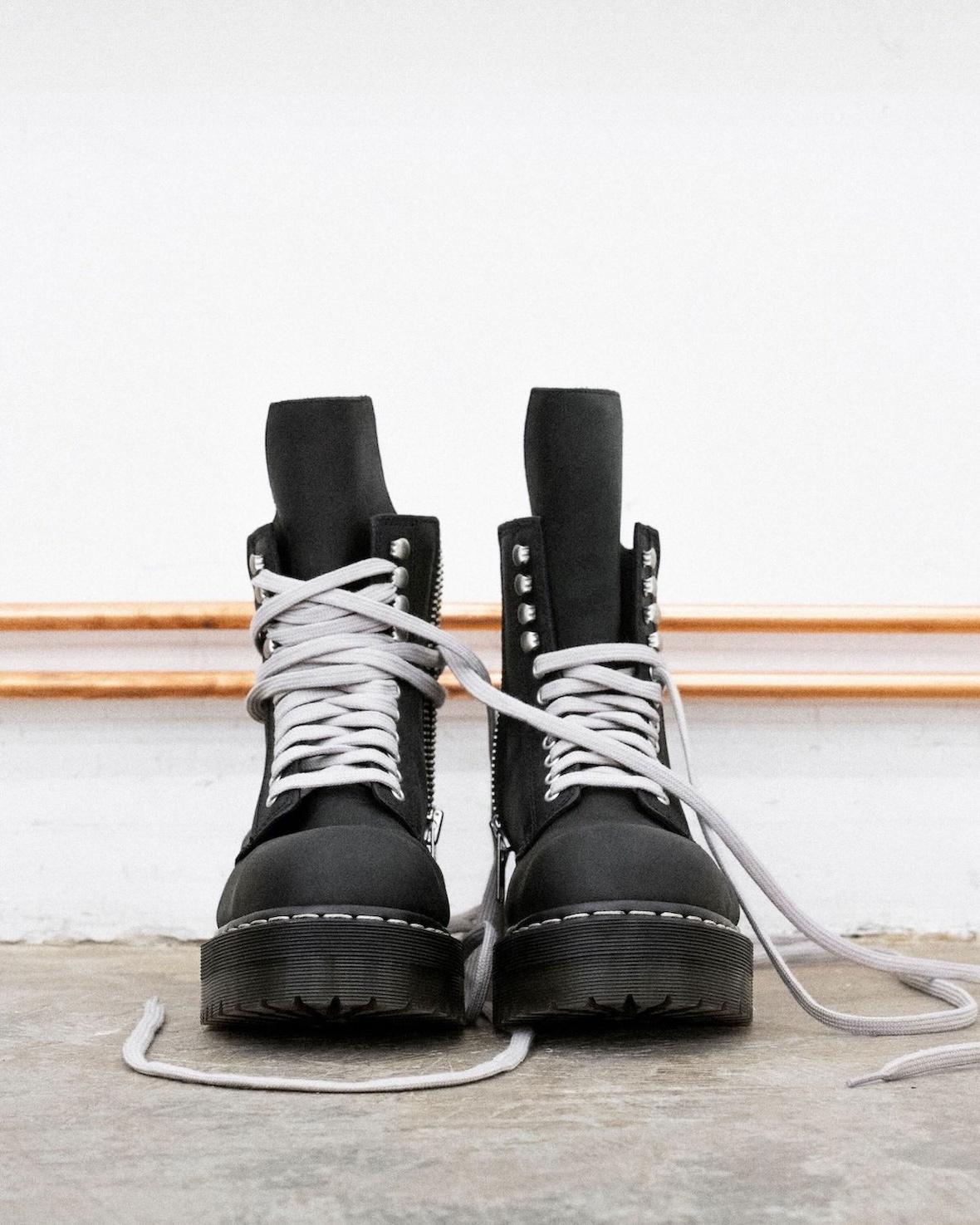 瑞克-歐文斯 x Dr. Martens 2025 秋季系列為大膽的高台靴注入活力 Rick Owens - 瑞克-歐文斯 x Dr. Martens 2025 秋季系列為大膽的高台靴注入活力