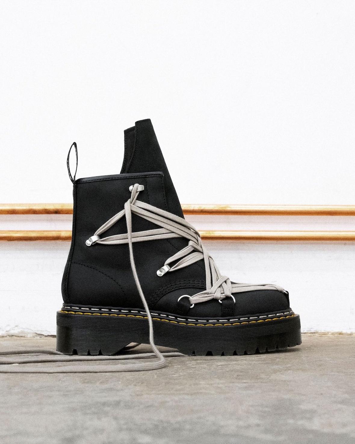 瑞克-歐文斯 x Dr. Martens 2025 秋季系列為大膽的高台靴注入活力 Rick Owens - 瑞克-歐文斯 x Dr. Martens 2025 秋季系列為大膽的高台靴注入活力