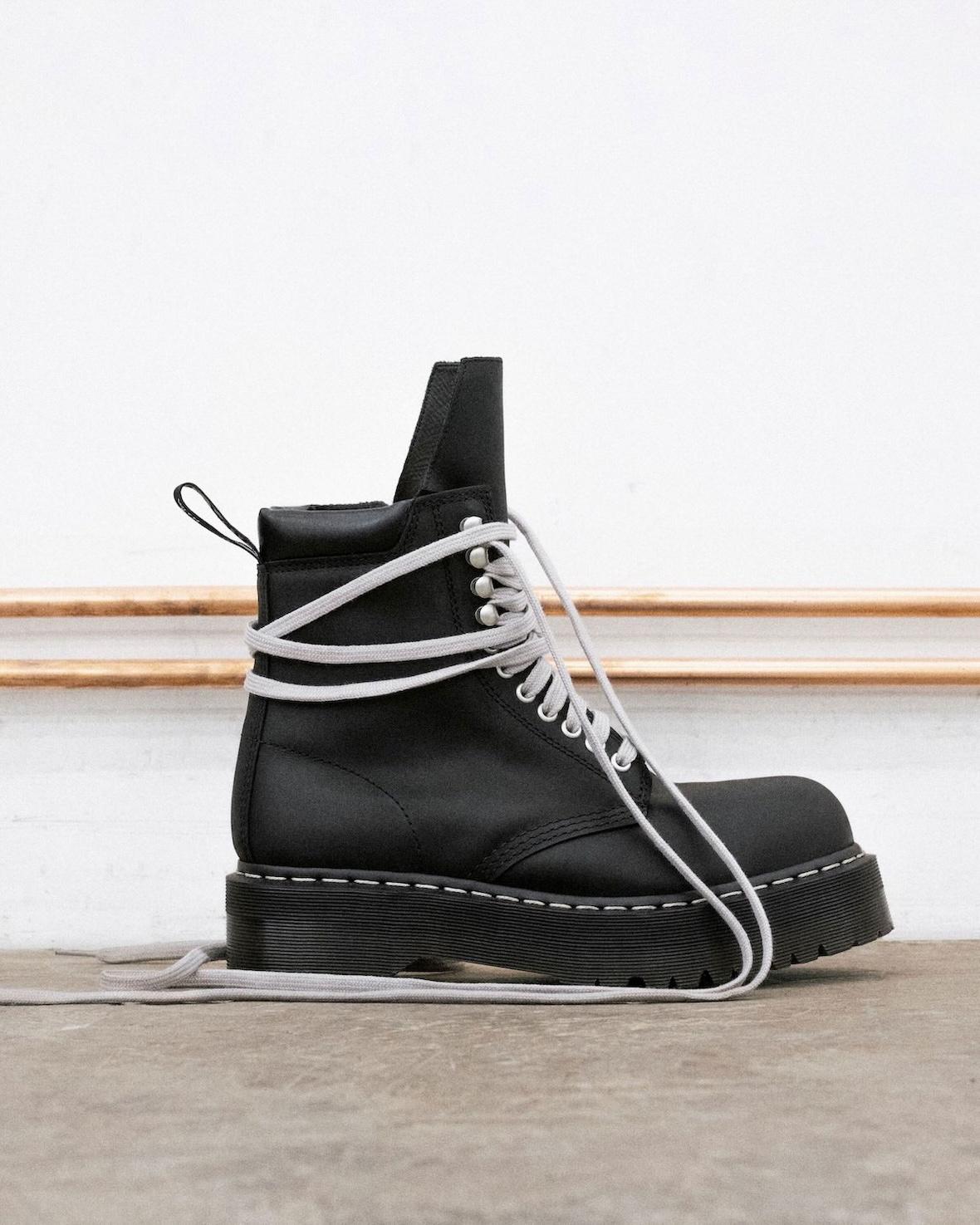 瑞克-歐文斯 x Dr. Martens 2025 秋季系列為大膽的高台靴注入活力 Rick Owens - 瑞克-歐文斯 x Dr. Martens 2025 秋季系列為大膽的高台靴注入活力