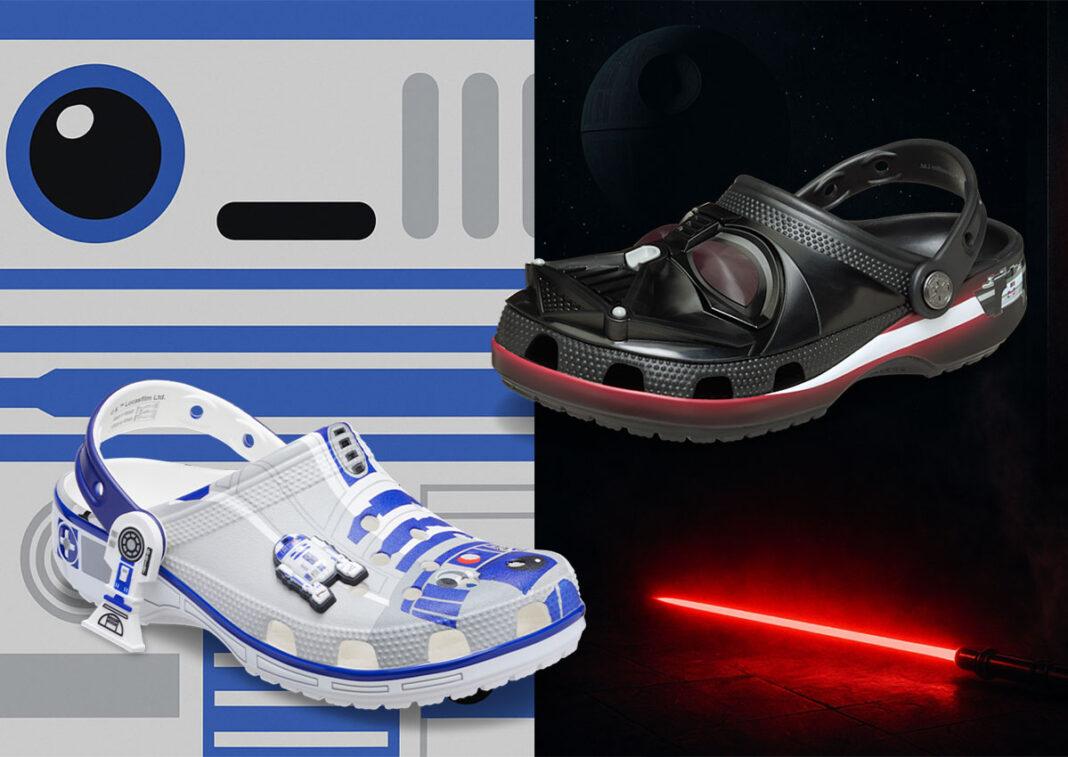 Star Wars, Crocs - 星球大戰》x Crocs 經典木屐鞋 "達斯-維達 "和 "R2-D2"10 月 29 日發售