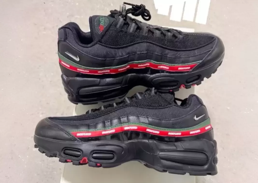 Undefeated, Nike Air Max 95, Nike - 第一眼：Undefeated x Nike Air Max 95 "黑色"（2025 年）