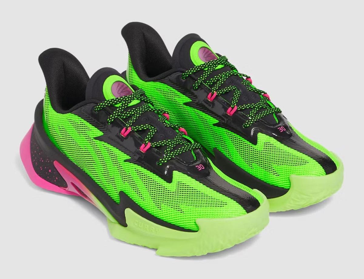 Under Armour 庫里系列 7 "極光 "霓虹閃耀球場 Under Armour, Curry Series 7 - Under Armour 庫里系列 7 "極光 "霓虹閃耀球場