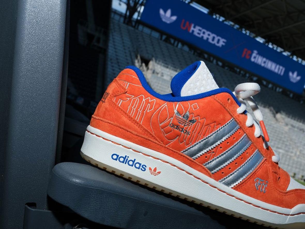 Unheardof x FC Cincinnati x adidas Forum Low 為贏得 2023 年支持者盾牌而致敬 adidas Forum Lo, adidas - Unheardof x FC Cincinnati x adidas Forum Low 為贏得 2023 年支持者盾牌而致敬