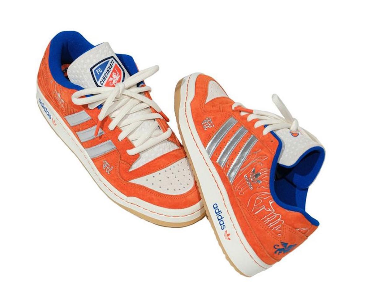 Unheardof x FC Cincinnati x adidas Forum Low 為贏得 2023 年支持者盾牌而致敬 adidas Forum Lo, adidas - Unheardof x FC Cincinnati x adidas Forum Low 為贏得 2023 年支持者盾牌而致敬