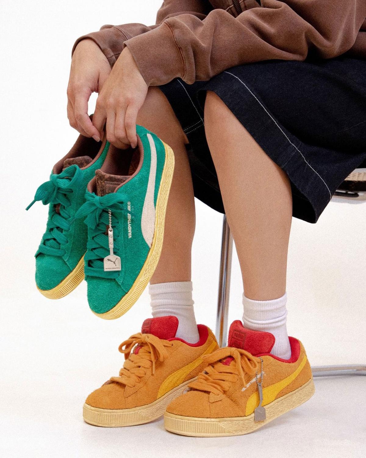 Vandy the Pink x PUMA Suede "漢堡 "套裝在 ComplexCon 首次亮相 Vandy The Pink, PUMA Suede, Puma, ComplexCon - Vandy the Pink x PUMA Suede "漢堡 "套裝在 ComplexCon 首次亮相