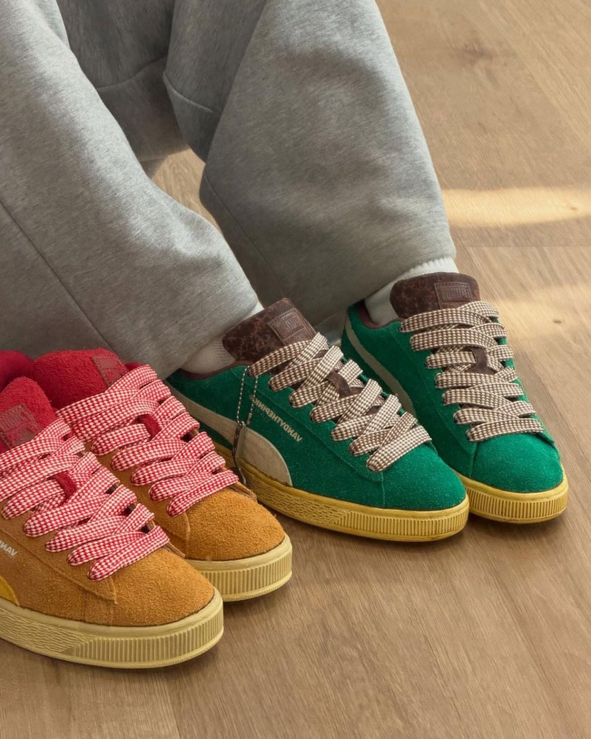 Vandy the Pink x PUMA Suede "漢堡 "套裝在 ComplexCon 首次亮相 Vandy The Pink, PUMA Suede, Puma, ComplexCon - Vandy the Pink x PUMA Suede "漢堡 "套裝在 ComplexCon 首次亮相