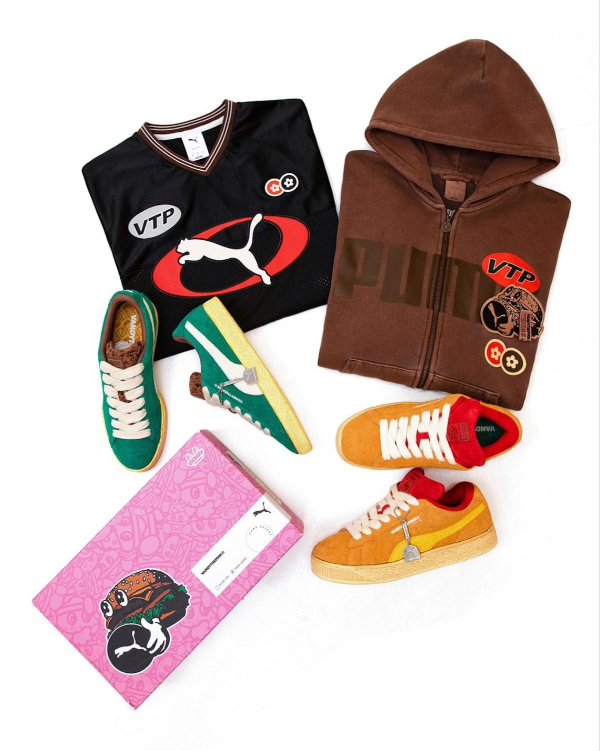 Vandy the Pink x PUMA Suede "漢堡 "套裝在 ComplexCon 首次亮相 Vandy The Pink, PUMA Suede, Puma, ComplexCon - Vandy the Pink x PUMA Suede "漢堡 "套裝在 ComplexCon 首次亮相