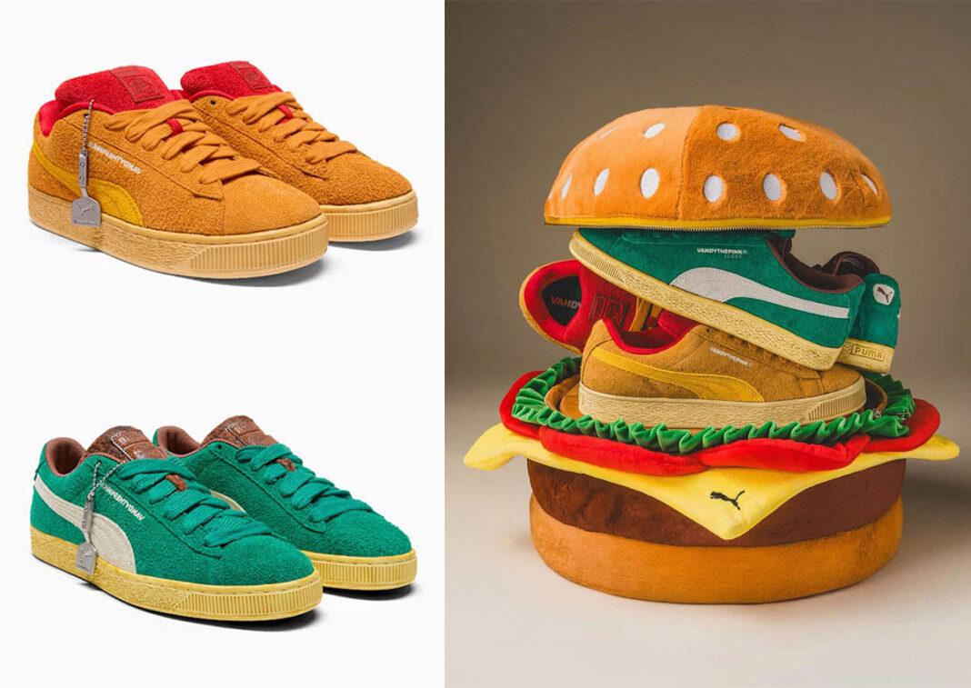 Vandy The Pink, PUMA Suede, Puma, ComplexCon - Vandy the Pink x PUMA Suede "漢堡 "套裝在 ComplexCon 首次亮相