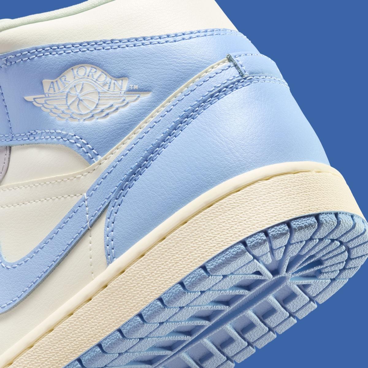 Air Jordan 1 Mid, Air Jordan 1, Air Jordan - Air Jordan 1 Mid "通靈藍 "融入柔和的粉色氣息