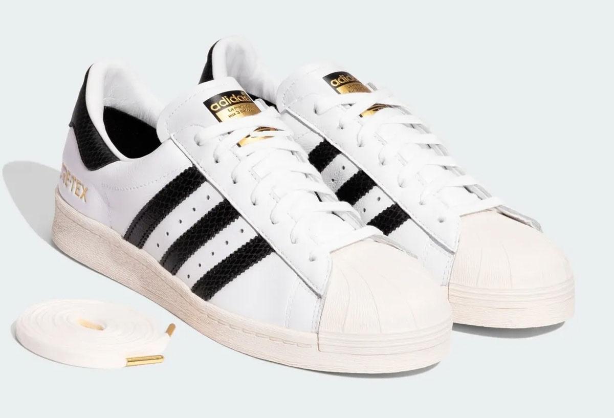 atmos 為阿迪達斯超級明星(adidas Superstar)添加 Gore-Tex 織物 atmos, adidas superstar, adidas - atmos 為阿迪達斯超級明星(adidas Superstar)添加 Gore-Tex 織物