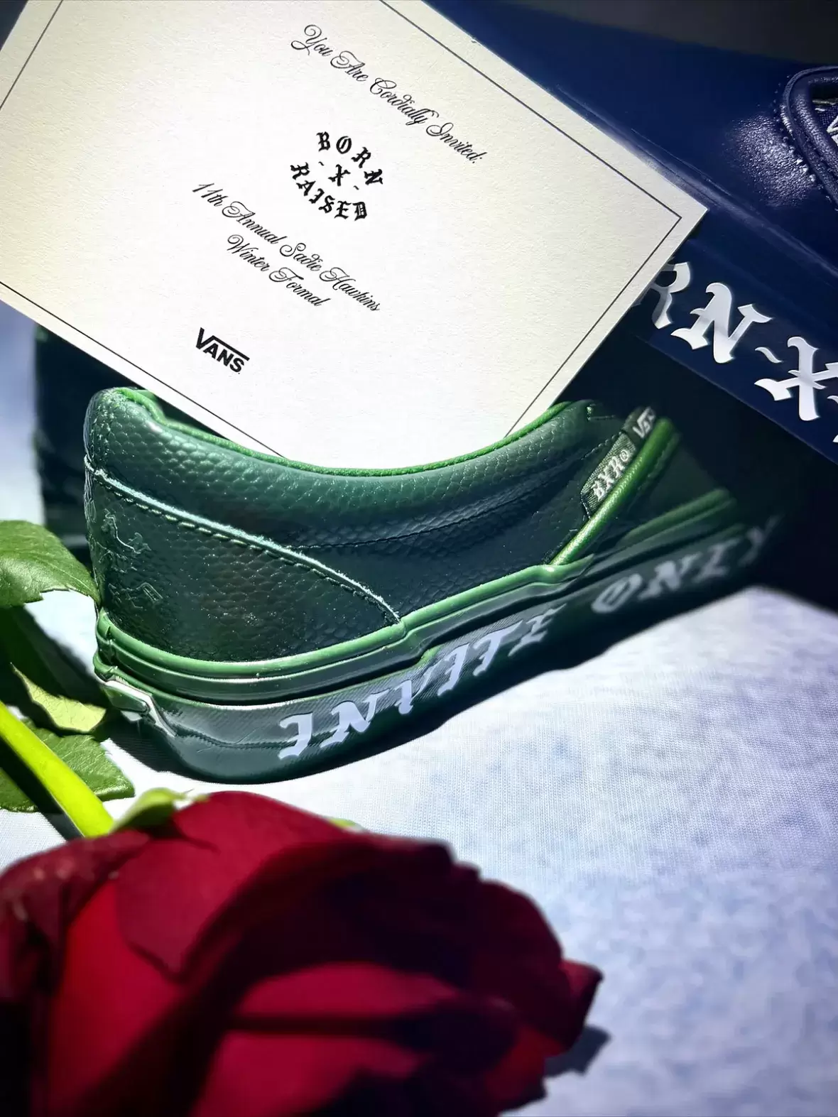 Vans Old Skool, Vans Authentic, Vans, Born x Raised - Born X Raised x Vans "薩迪-霍金斯 "奢華邀請函