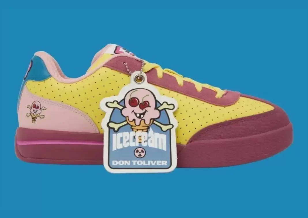 Reebok, Pharrell Williams, Billionaire Boys Club - Don Toliver x Reebok ICECREAM Board Flip "Banana Split" 11 月 5 日發佈