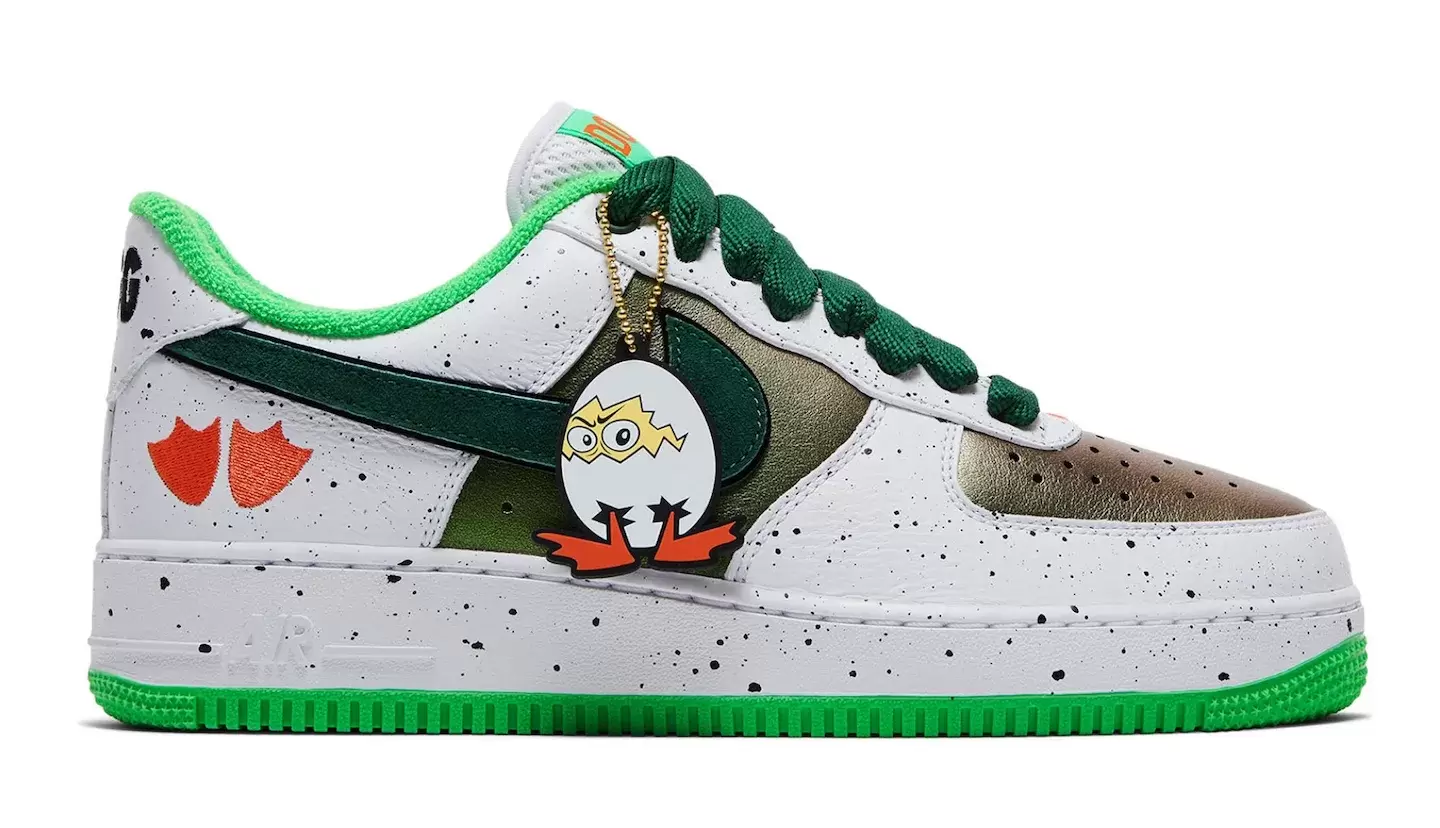 Oregon Ducks, Nike Air Force 1 Low, Nike Air Force 1, GOAT - Ducks of a Feather x Nike Air Force 1 Low "蛋或鴨 "和 "鴨或蛋 "11 月 27 日發售