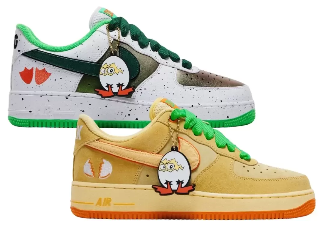 Oregon Ducks, Nike Air Force 1 Low, Nike Air Force 1, GOAT - Ducks of a Feather x Nike Air Force 1 Low "蛋或鴨 "和 "鴨或蛋 "11 月 27 日發售