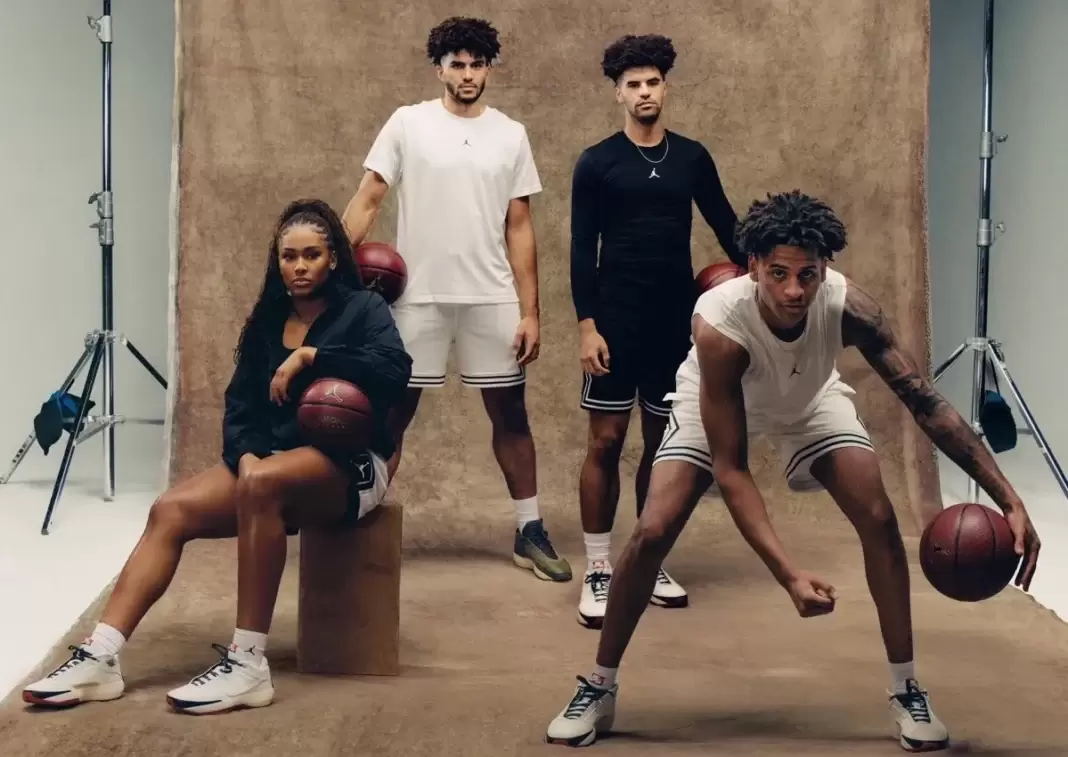 Jordan Brand, Carmelo Anthony - 喬丹品牌與基揚-安東尼、布澤爾雙胞胎姐妹和莎拉-斯特朗簽下無薪大合同