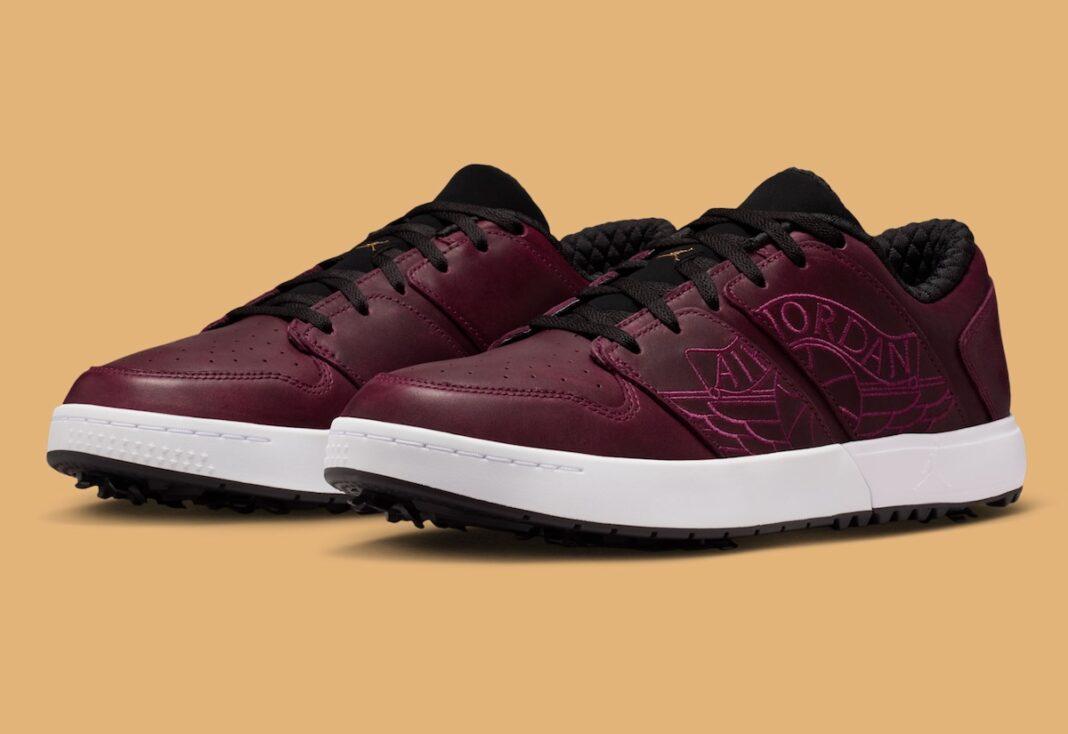 Nike Golf, Nike, Jordan Nu Retro 1 Low, Air Jordan 14, Air Jordan 1 - 喬丹 Nu 復古 1 低幫高爾夫 "波爾多 "為球場帶來葡萄酒色調的奢華體驗