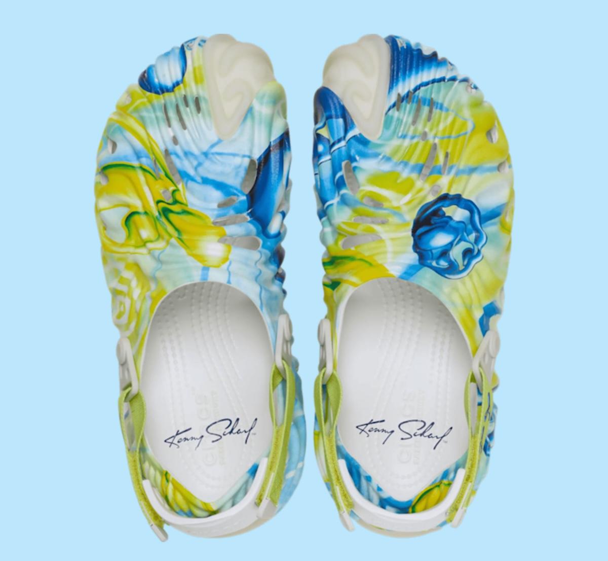 Salehe Bembury 找來 Kenny Scharf 對 Pollex 木屐進行生動改造 Salehe Bembury, END, Crocs - Salehe Bembury 找來 Kenny Scharf 對 Pollex 木屐進行生動改造