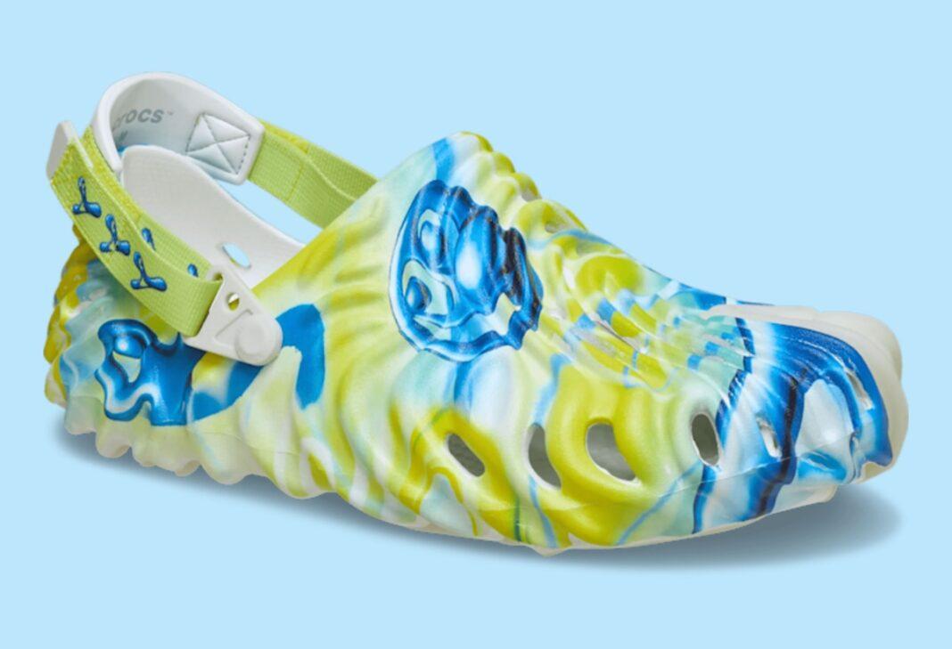Salehe Bembury, END, Crocs - Salehe Bembury 找來 Kenny Scharf 對 Pollex 木屐進行生動改造