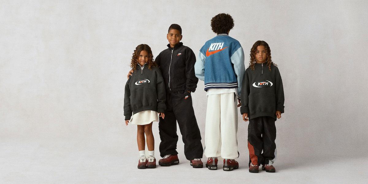 Nike Air Max 95, Nike Air Force 1 Low, Nike Air Force 1, Nike Air Footscape, Nike, KITH - Kith 耐克兒童 2025 假日系列 11 月 28 日發佈