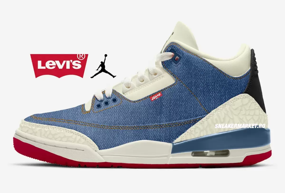 斯派克-李首推 2026 年春季發佈的 Levi's x Air Jordan 3 Levi's x Air Jordan 3, Levi's, Air Jordan 3, Air Jordan - 斯派克-李首推 2026 年春季發佈的 Levi's x Air Jordan 3