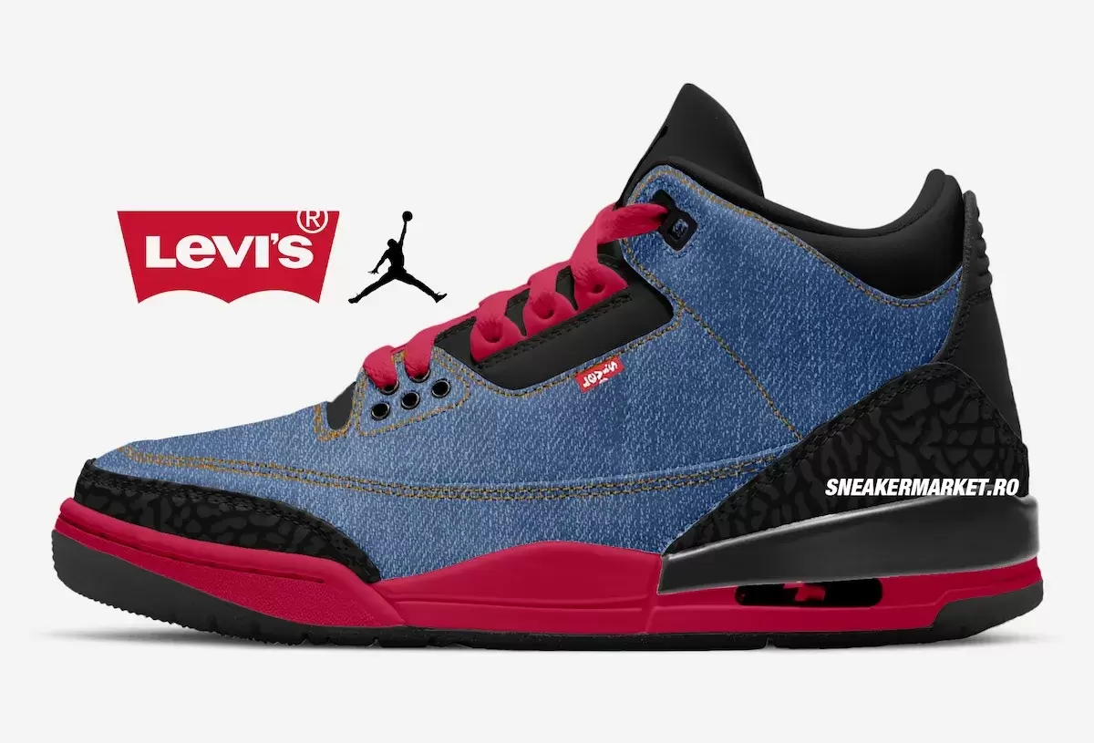 斯派克-李首推 2026 年春季發佈的 Levi's x Air Jordan 3 Levi's x Air Jordan 3, Levi's, Air Jordan 3, Air Jordan - 斯派克-李首推 2026 年春季發佈的 Levi's x Air Jordan 3