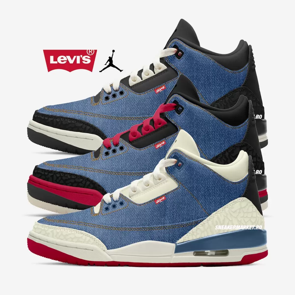 斯派克-李首推 2026 年春季發佈的 Levi's x Air Jordan 3 Levi's x Air Jordan 3, Levi's, Air Jordan 3, Air Jordan - 斯派克-李首推 2026 年春季發佈的 Levi's x Air Jordan 3