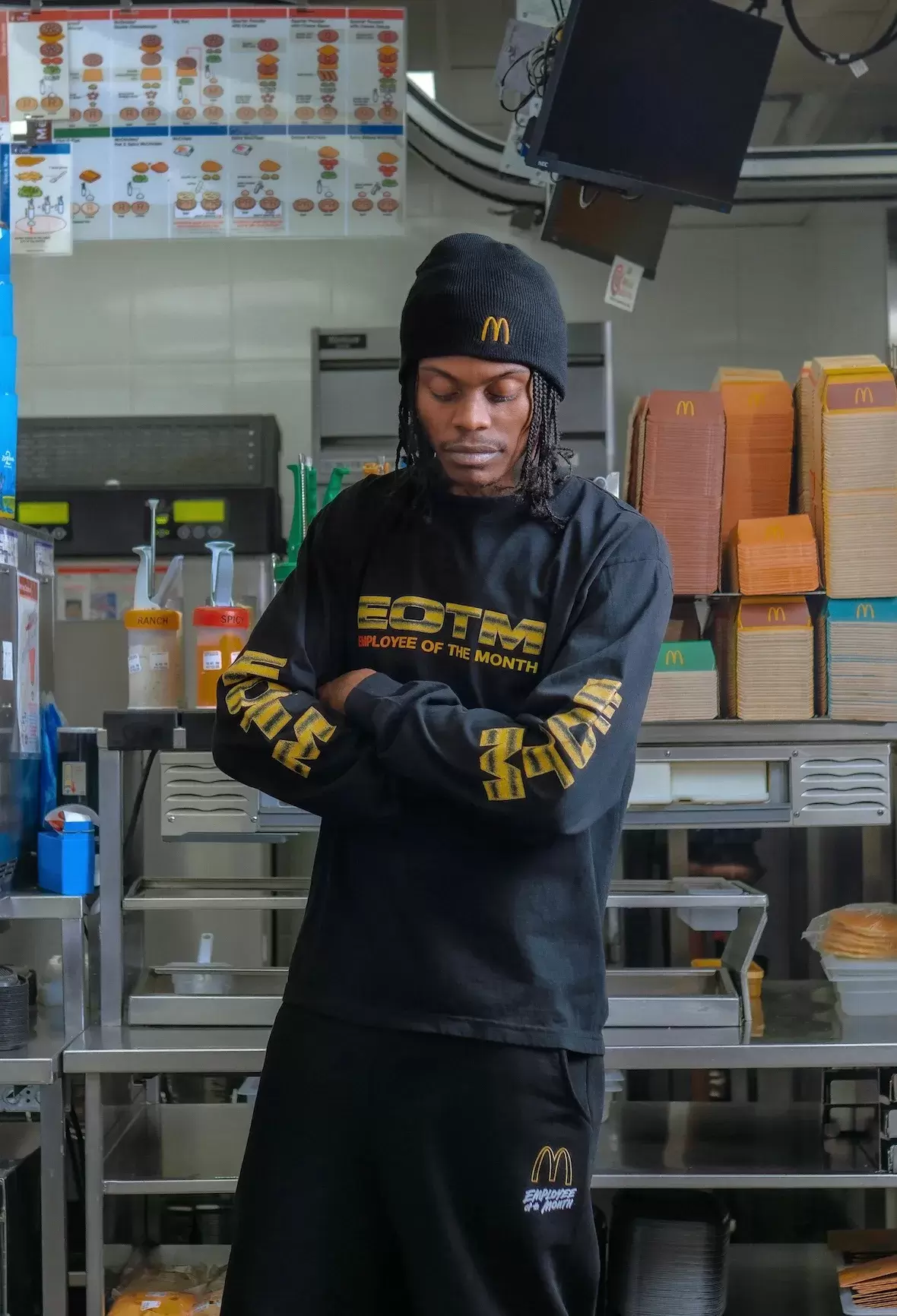 Nigel Sylvester x Air Jordan 1, Nigel Sylvester, Jordan Brand, Air Jordan - 奈傑爾-希爾維斯特 x 麥當勞 "本月最佳員工 "系列於 2025 年 12 月發佈