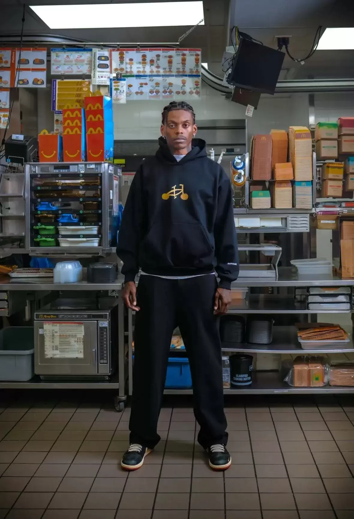 Nigel Sylvester x Air Jordan 1, Nigel Sylvester, Jordan Brand, Air Jordan - 奈傑爾-希爾維斯特 x 麥當勞 "本月最佳員工 "系列於 2025 年 12 月發佈