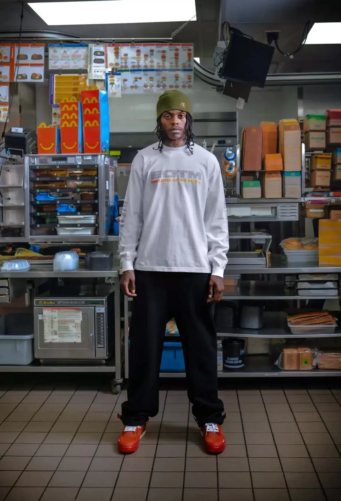 Nigel Sylvester x Air Jordan 1, Nigel Sylvester, Jordan Brand, Air Jordan - 奈傑爾-希爾維斯特 x 麥當勞 "本月最佳員工 "系列於 2025 年 12 月發佈