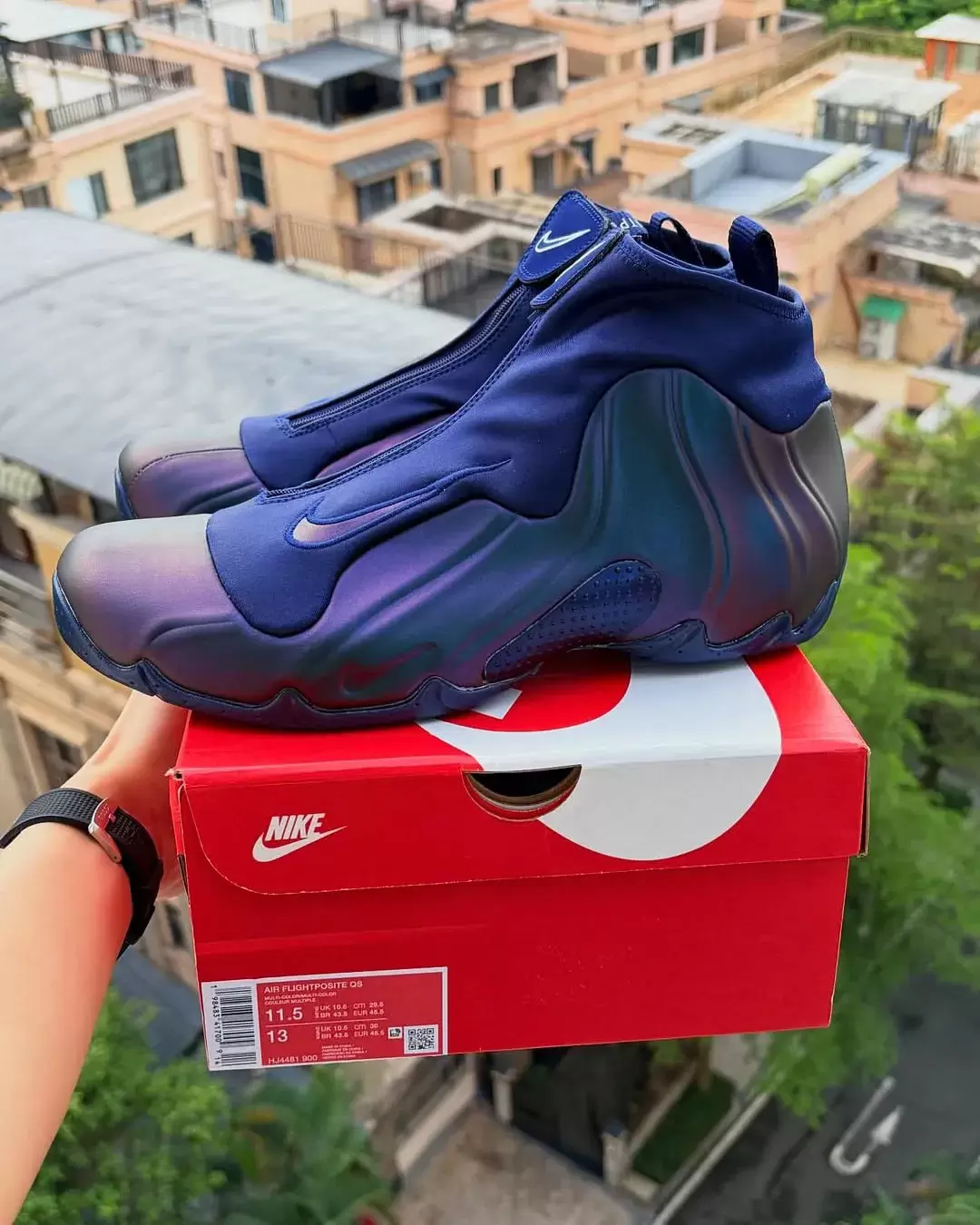 耐克 Air Flightposite "午夜深藍 "於 2025 年 11 月發佈 Nike Air Flightposite, Nike Air Flight, Nike - 耐克 Air Flightposite "午夜深藍 "於 2025 年 11 月發佈