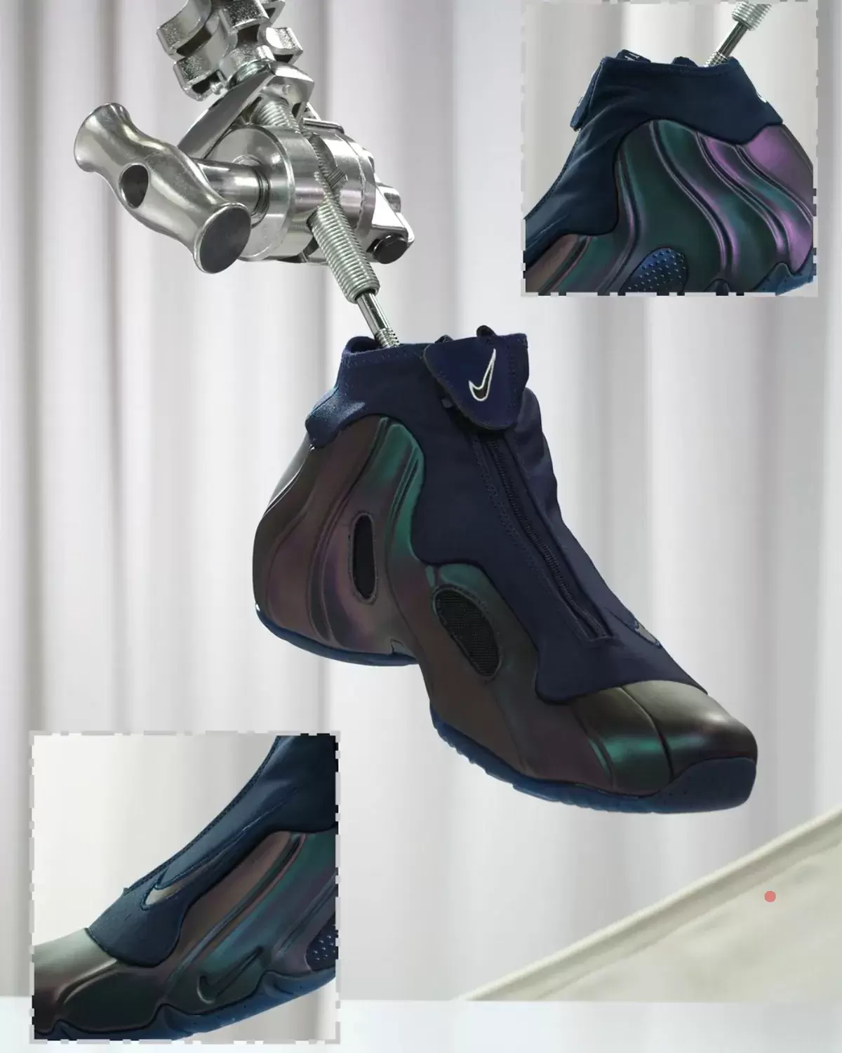 耐克 Air Flightposite "午夜深藍 "於 2025 年 11 月發佈 Nike Air Flightposite, Nike Air Flight, Nike - 耐克 Air Flightposite "午夜深藍 "於 2025 年 11 月發佈