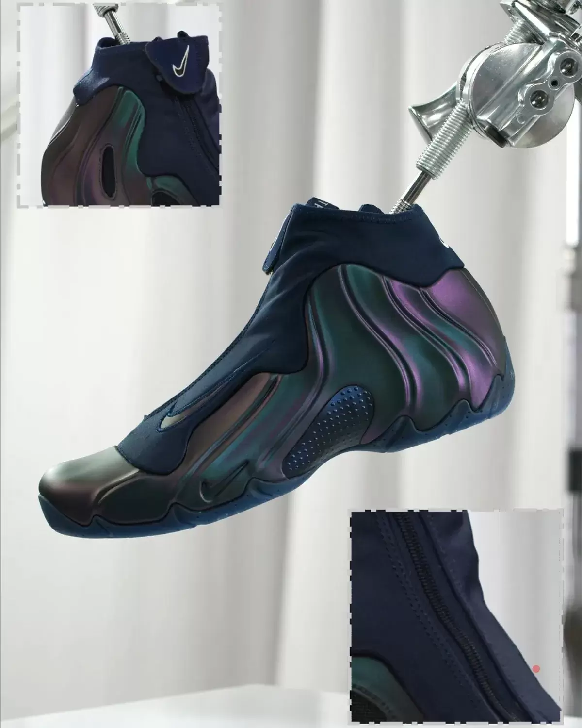 耐克 Air Flightposite "午夜深藍 "於 2025 年 11 月發佈 Nike Air Flightposite, Nike Air Flight, Nike - 耐克 Air Flightposite "午夜深藍 "於 2025 年 11 月發佈