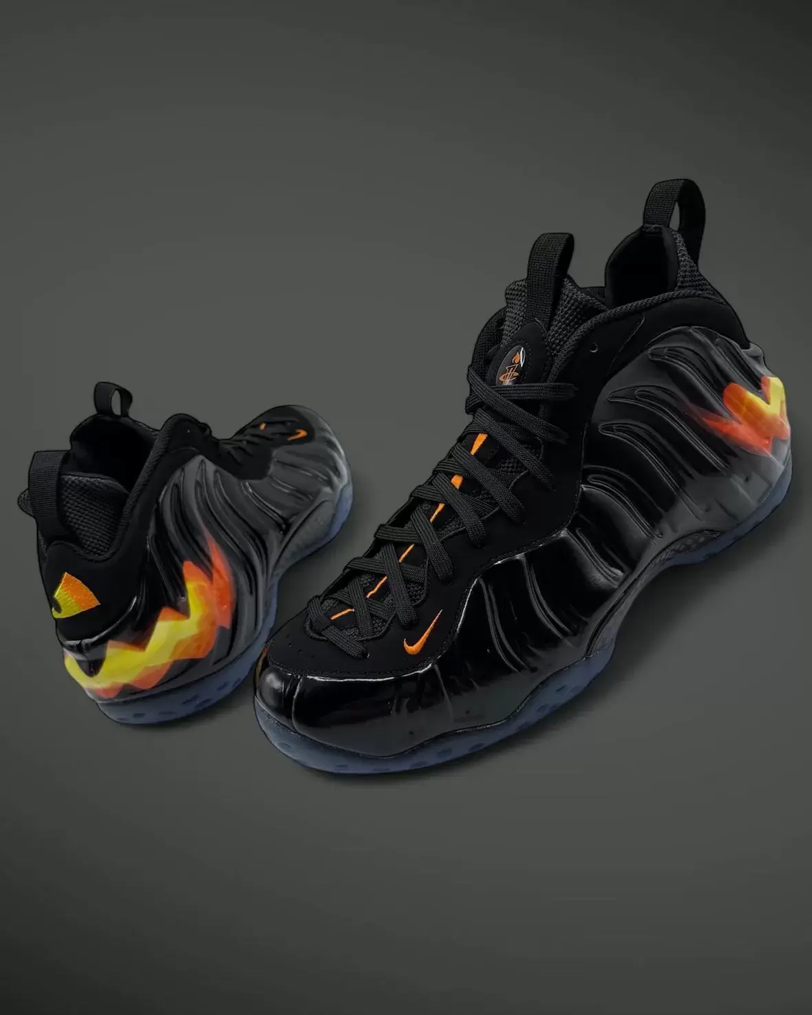 2016 年耐克 Air Foamposite One "萬聖節 "樣品浮出水面 Nike Air Foamposite One, Nike - 2016 年耐克 Air Foamposite One "萬聖節 "樣品浮出水面