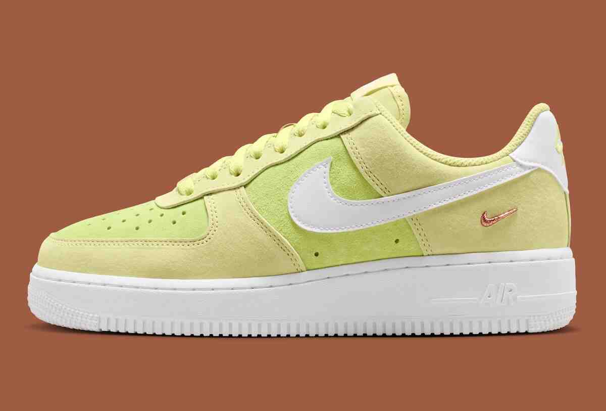 Nike Air Force 1 Low, Nike Air Force 1, Nike - 耐克 Air Force 1 低配版 "茴香/青檸冰 "外觀靈感源自網球