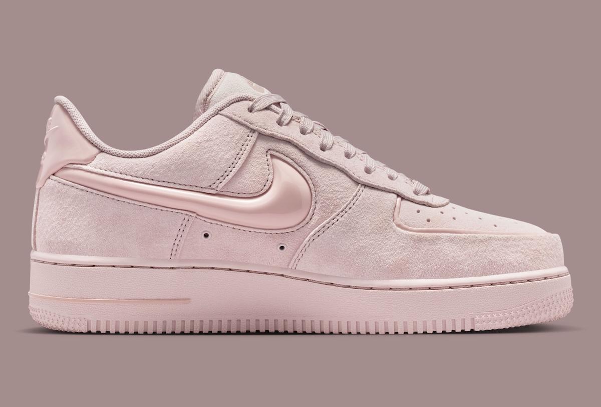 Nike Air Force 1 Low, Nike Air Force 1, Nike - 耐克 Air Force 1 Low 採用單色 "顆粒粉 "配色