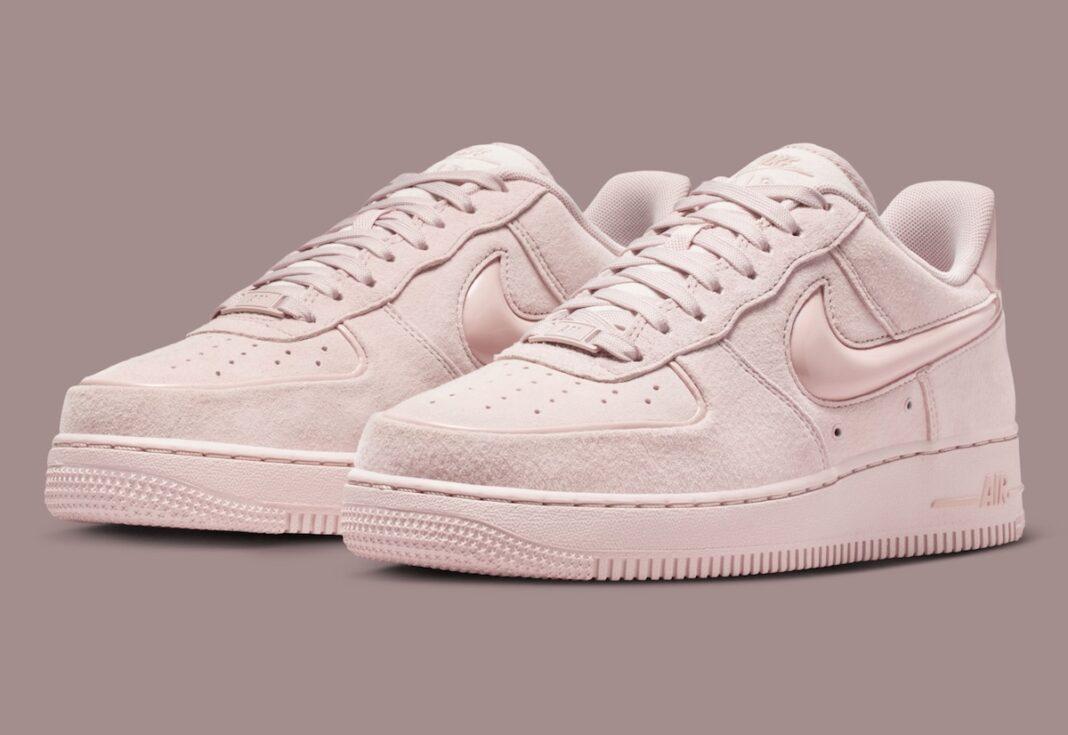 Nike Air Force 1 Low, Nike Air Force 1, Nike - 耐克 Air Force 1 Low 採用單色 "顆粒粉 "配色