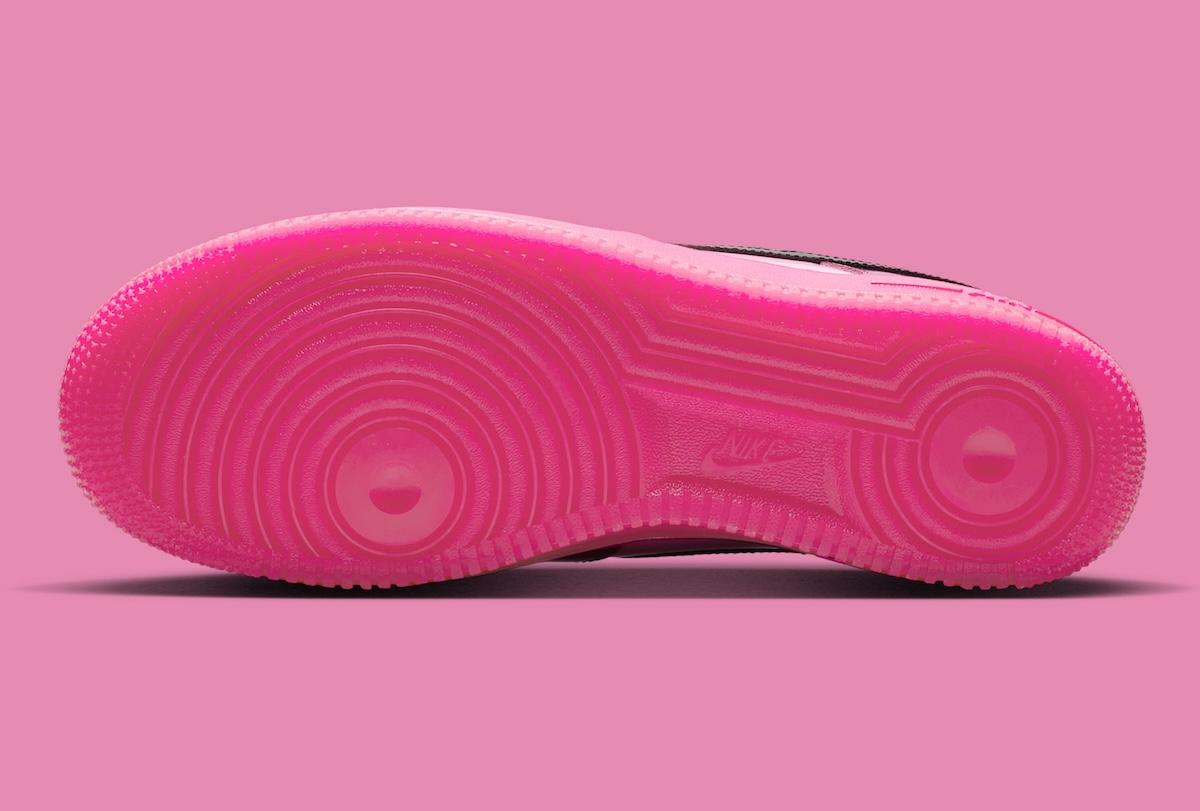 Nike Air Force 1 Low, Nike Air Force 1, Nike - 採用全漆皮的耐克 Air Force 1 Low "粉紅酷炫/桑莓玫瑰 "鞋款