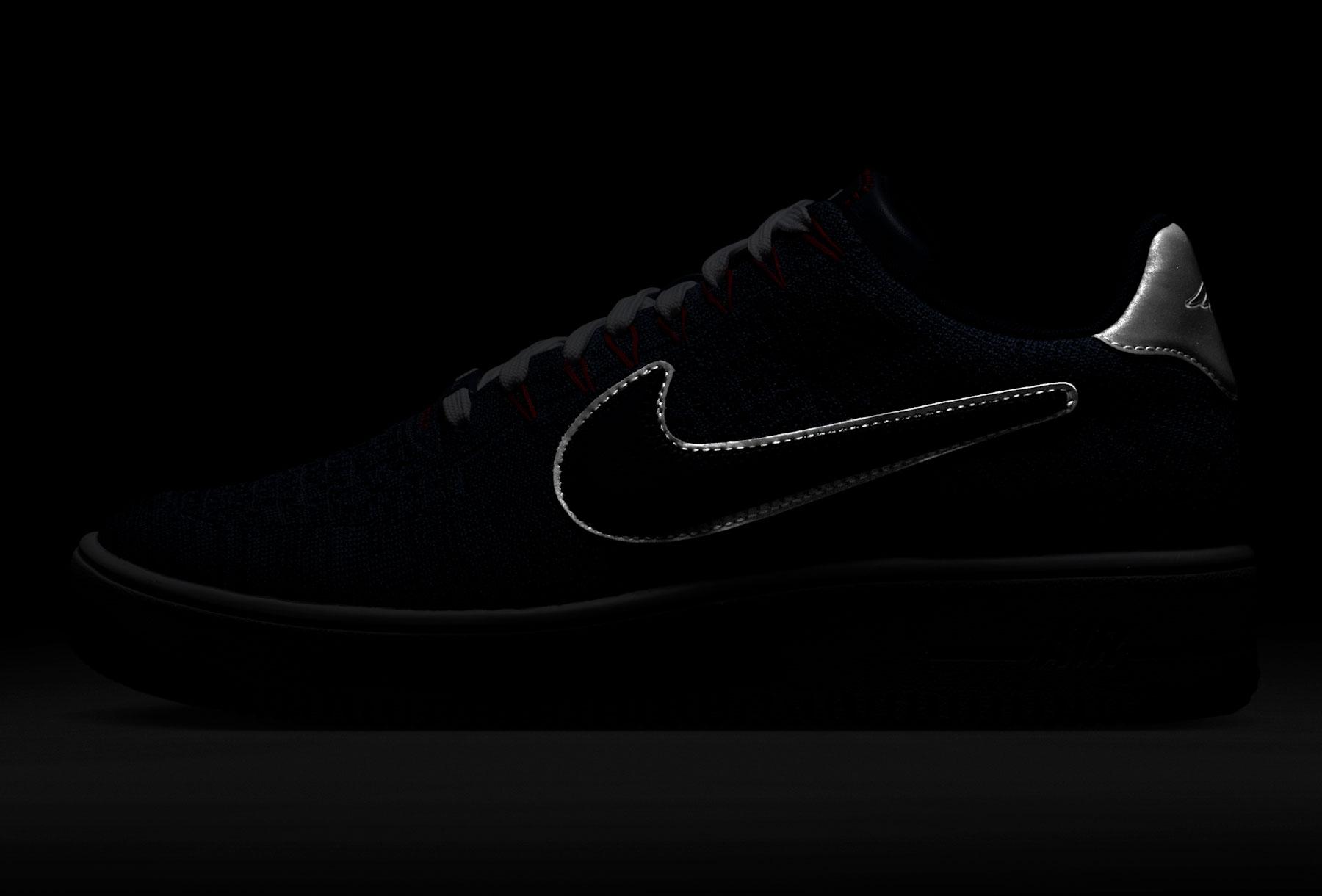 Nike Air Force 1 Low, Nike Air Force 1, Nike - 羅伯特-卡夫的耐克 Air Force 1 Ultra Flyknit 以新英格蘭為榮