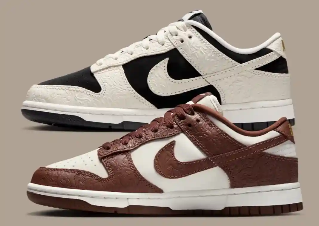 Nike Dunk Low, Nike - 即將推出的 "巴洛克式浮雕 "耐克 Dunk Low 系列高級版