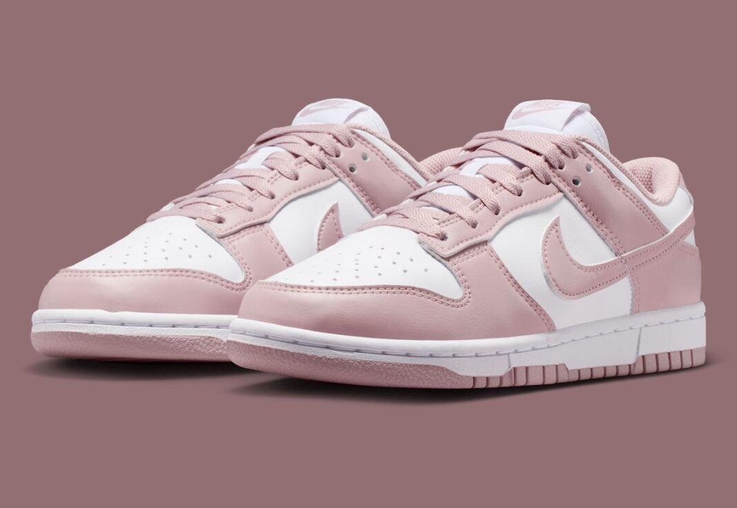 Nike Dunk Low, Nike - 耐克 Dunk Low "顆粒粉色 "保持干淨整潔