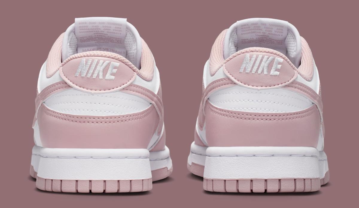 Nike Dunk Low, Nike - 耐克 Dunk Low "顆粒粉色 "保持干淨整潔