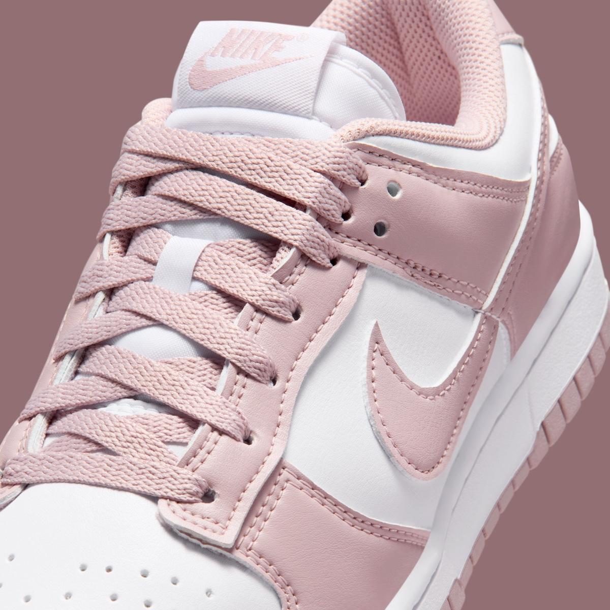 Nike Dunk Low, Nike - 耐克 Dunk Low "顆粒粉色 "保持干淨整潔