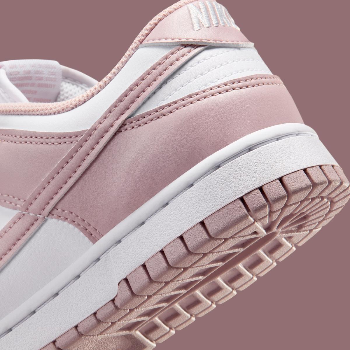 Nike Dunk Low, Nike - 耐克 Dunk Low "顆粒粉色 "保持干淨整潔