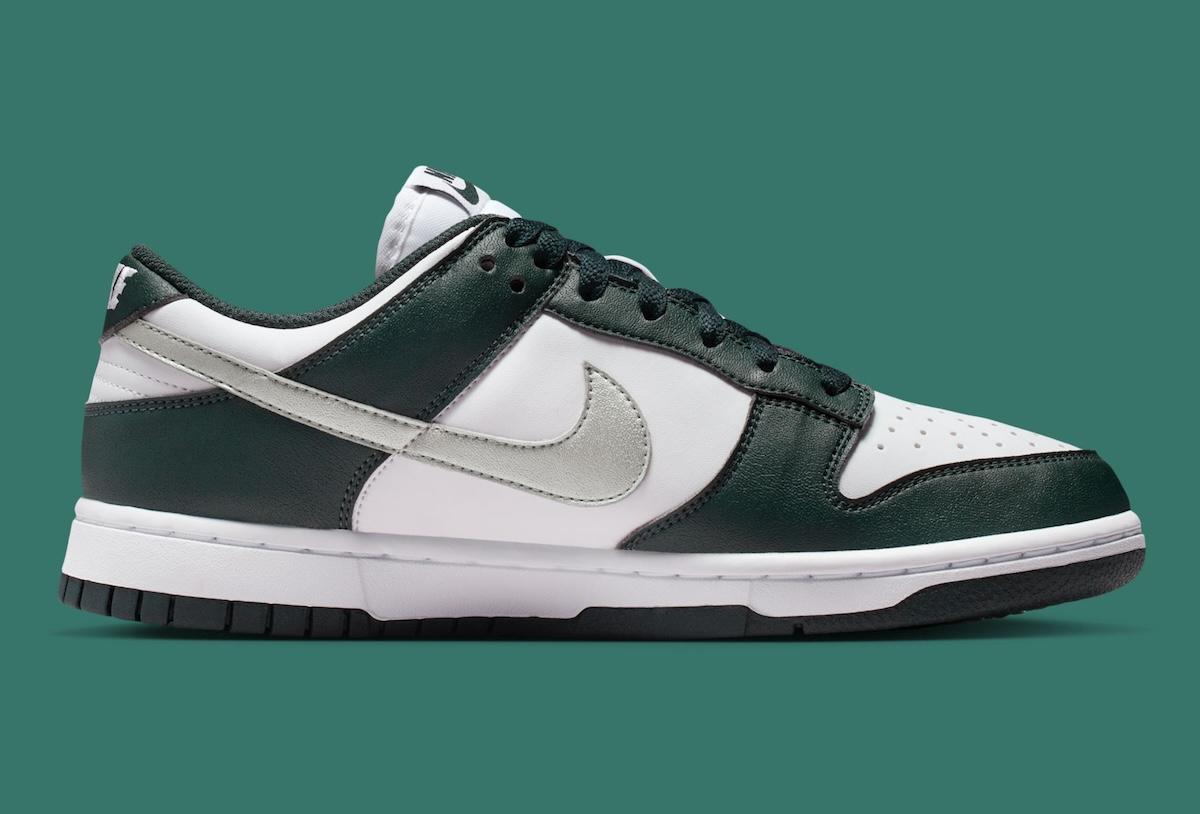 耐克 Dunk Low "海藻色 "配 "金屬銀 "Swoosh Nike Dunk Low, Nike - 耐克 Dunk Low "海藻色 "配 "金屬銀 "Swoosh