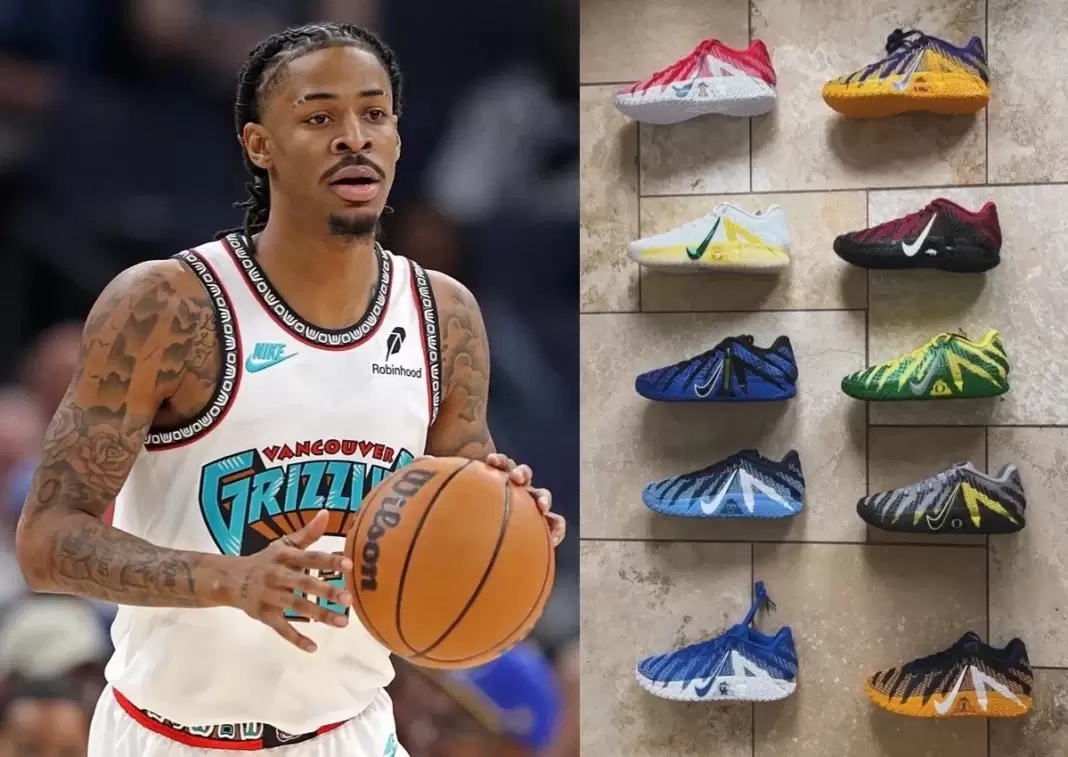 Nike Ja 3, Nike, Ja Morant - Ja Morant 預覽耐克 Ja 3 NCAA 籃球 PEs