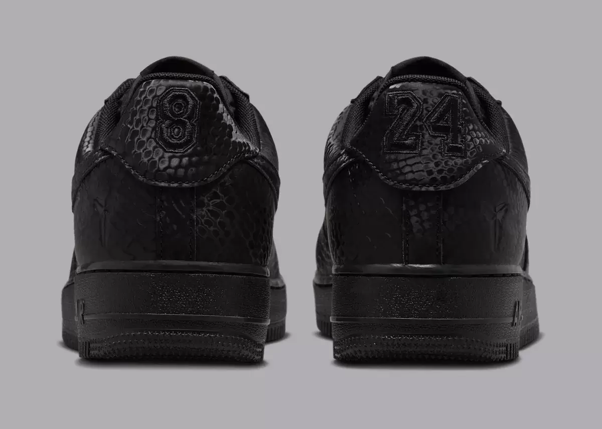 耐克科比空軍一號低配版 "三重黑 "現已上市(2025 年 11 月) Nike Air Force 1 Low, Nike Air Force 1, Kobe Bryant Shoes - 耐克科比空軍一號低配版 "三重黑 "現已上市(2025 年 11 月)