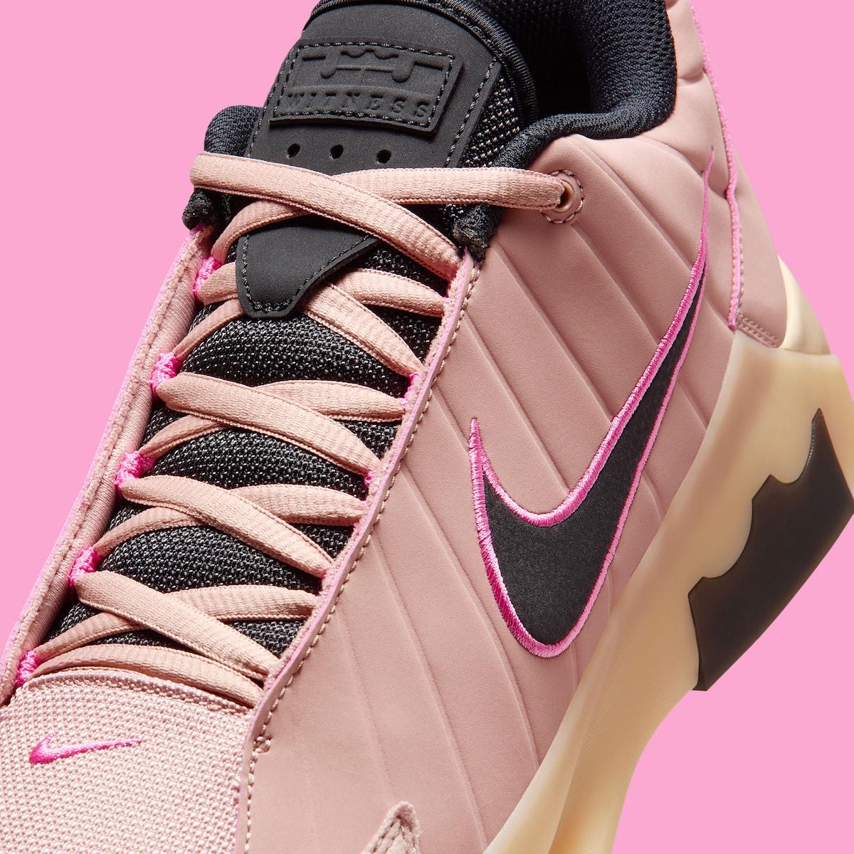 Nike LeBron Witness 9, Nike LeBron Witness, Nike - 耐克 LeBron Witness 9 換上亮麗的 "顆粒粉 "色